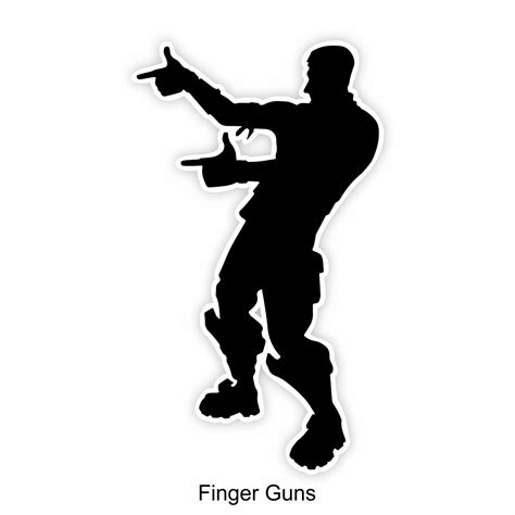 Fortnite Dance - Finger Guns 30" Tall | For Yard Decor | Yard Letters ...
