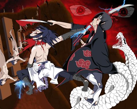 Uchiha Itachi Vs Uchiha Sasuke