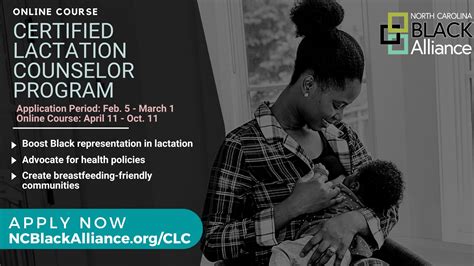 Certified Lactation Counselor Program - North Carolina Black Alliance
