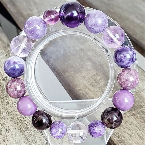 〈大玉〉紫のブレスレット | gemgem garden ( ジェムジェム ガーデン )