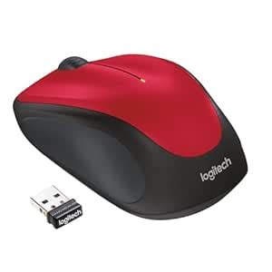 Amazon.in: Buy Logitech M235 Bletooth USB Mouse - Optical Red Online at ...