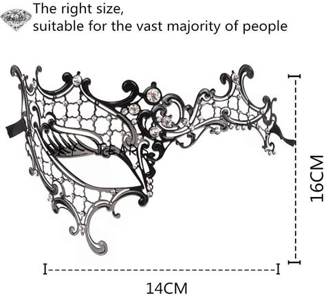 Buy SKY TEARS Masquerade Ball Masks Princess Black Masquerade Mask for ...