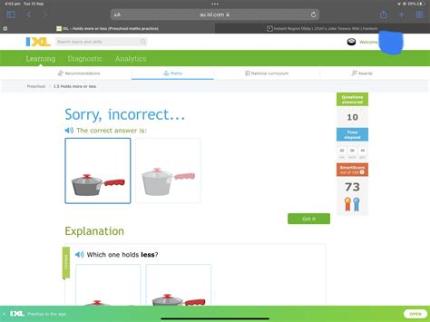 The answer is answered by IXL. : r/softwaregore