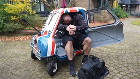 Smallest Car in the World Drives in a Gym; Driver Throws Punches, Pumps Iron, and Leaves ...