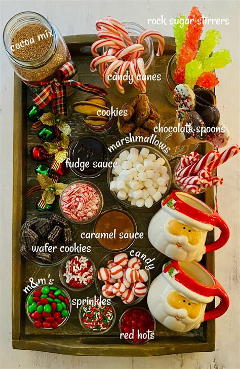 Hot Cocoa Bar - Swirls of Flavor | Christmas hot chocolate, Christmas ...