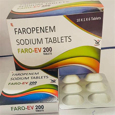 Faro ev 200 - FAROPENEM SODIUM TABLETS - Everwell Pharma Private Limited