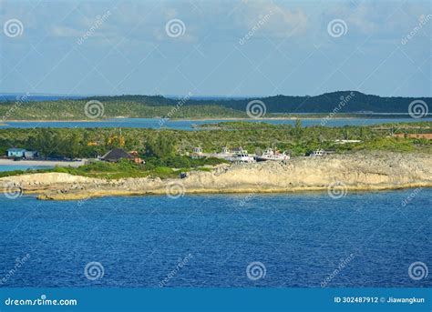 Half Moon Cay, Little San Salvador Island, Bahamas Stock Photo - Image ...