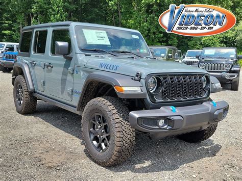 New 2024 Jeep Wrangler 4xe Willys Convertible in Newtown Square #R1523 | Videon Chrysler Dodge ...