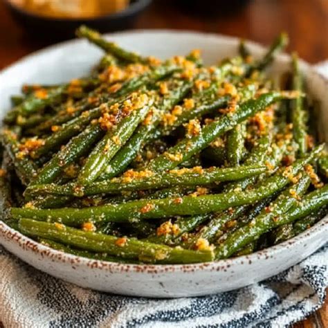 Flavorful & Healthy Parmesan Roasted Green Beans : A Perfect Vegetable ...