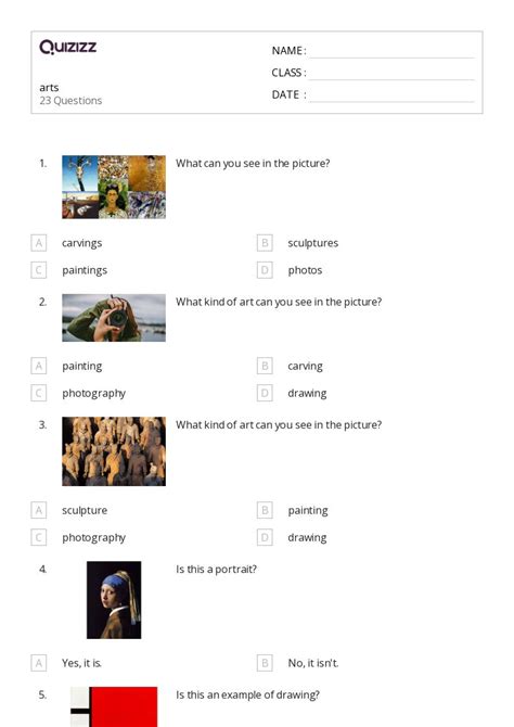 50+ Drawing & Painting worksheets for 1st Class on Quizizz | Free ...