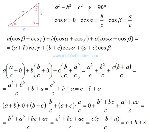 Image result for Formula for a Right Triangle