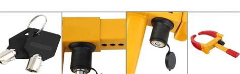 Sevia Anti-Theft Tyre Wheel Clamp Lock Heavy Duty Anti Protective Car ...