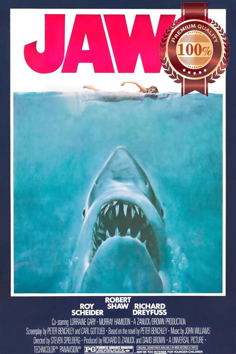 Jaws 1975 Poster