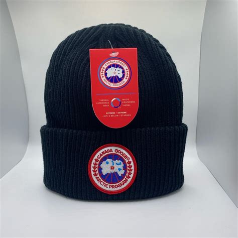 Canada goose beanie hat - black brand new with tags - Depop