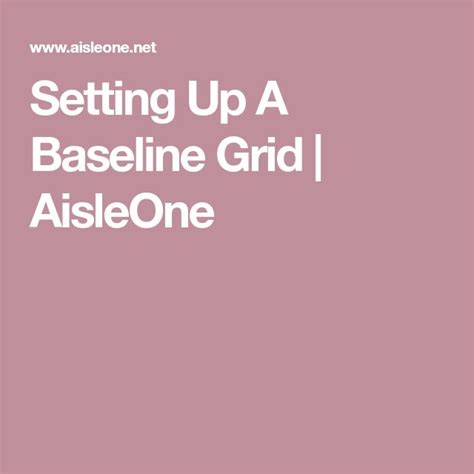 Image result for Baseline Grid InDesign