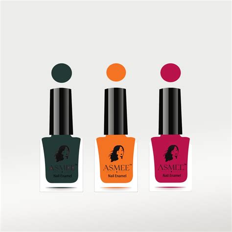 Buy Asmee Premium Gel Nail Polish Combo Pack of 3 Forest Green ...