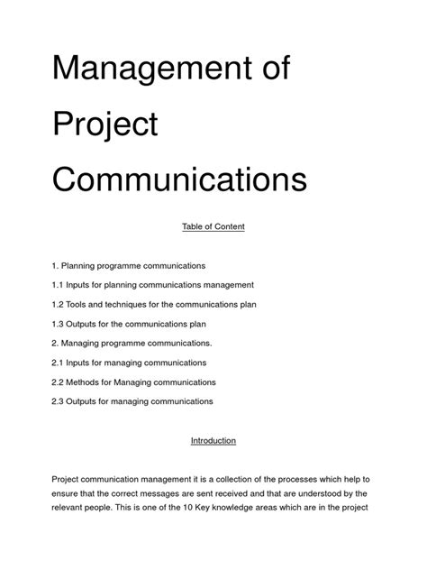 Project Management Communication Flowchart 的图像结果