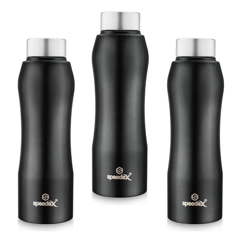 Speedex Set of 3 Combo Stainless Steel Water Bottle 1 Ltr For School ...