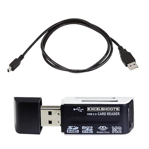 Excelshoots USB Cable for Canon EOS Rebel T7i DSLR Camera, and USB ...