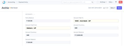 Help - Payment Entry