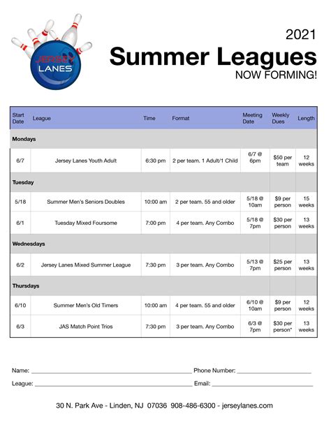 Adult Leagues | Jersey Lanes