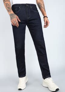 FLYING MACHINE Tapered Fit Men Blue Jeans - Buy FLYING MACHINE Tapered ...