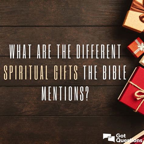 Spiritual gifts survey - what are the different spiritual gifts the ...