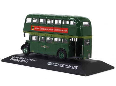 1955 Crossley DD42 Leeds City Transport 1:76 Atlas diecast scale model ...