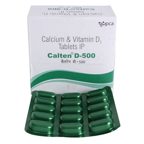Calten D-500 Tablet | Uses, Side Effects, Price | Apollo Pharmacy
