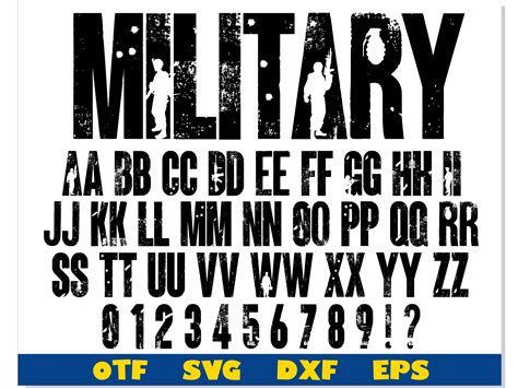 Military Font OTF, Military Font Svg Cricut, Army Font Ttf, Army Font Svg, Distressed Font ...