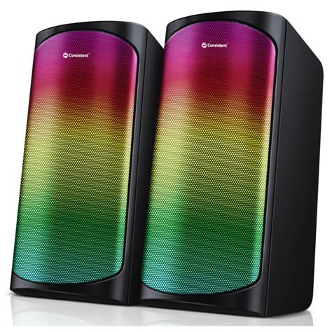 Consistent Bang Bang USB 2.0 Speaker | Dynamic RGB Lighting | PC Speak ...