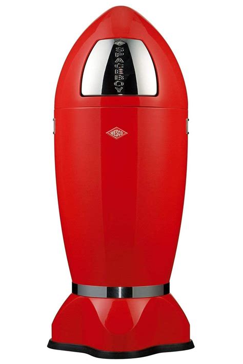 Wesco Spaceboy - German Made - X-Large Push Door Trash Can, Powder ...