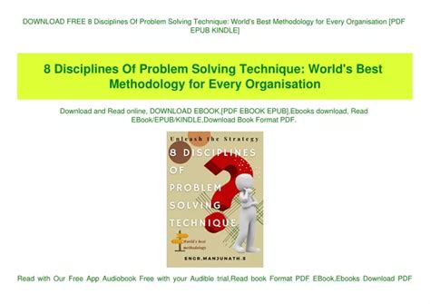 Eight Disciplines Problem Solving Steps 的图像结果