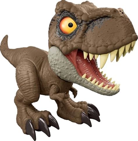 Mattel Jurassic World T-Rex Roar Command Talking Dinosaur with Tail ...