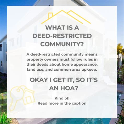 Deed-Restricted Community vs. HOA: A Difference | Kevin Amato posted on ...