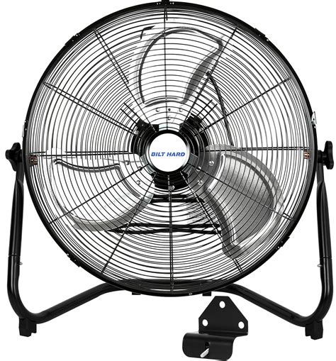 4650 CFM 20 High Velocity Floor Fan, 3-Speed Heavy Duty Metal Fan with ...