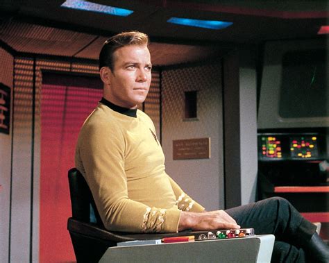 Publicity photo, depicting Captain James T. Kirk (William Shatner ...
