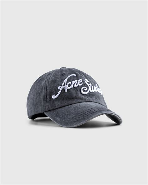 Acne Studios – Logo Cap Faded Black