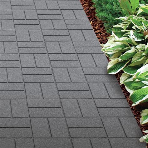 Recycled Rubber Paver Tiles
