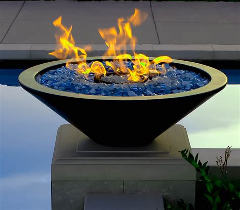 Fire Glass Fire Bowl for Outdoor Pool Features