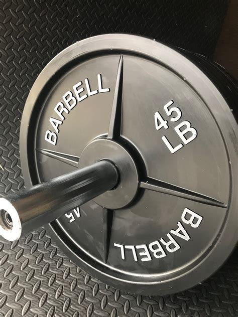 Fake Weights - 45 lb Barbell Weight Plates 5 Pairs | Fake Weights