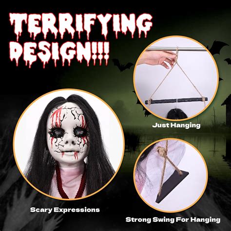 Thuodo Scary Halloween Decorations Outdoor, Hanging India | Ubuy
