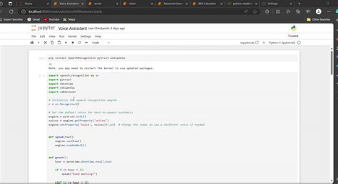 Voice Assistant Code Python 的图像结果