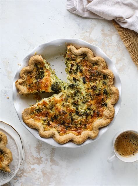 Broccoli Cheese Quiche - The Best Broccoli Cheddar Quiche Recipe