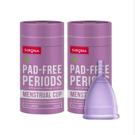 Buy Sirona Reusable Menstrual Cup Duo - Cureka