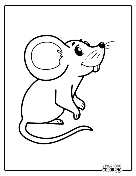 Mice Coloring Pages (Free PDF Printables) - Simply Love Coloring