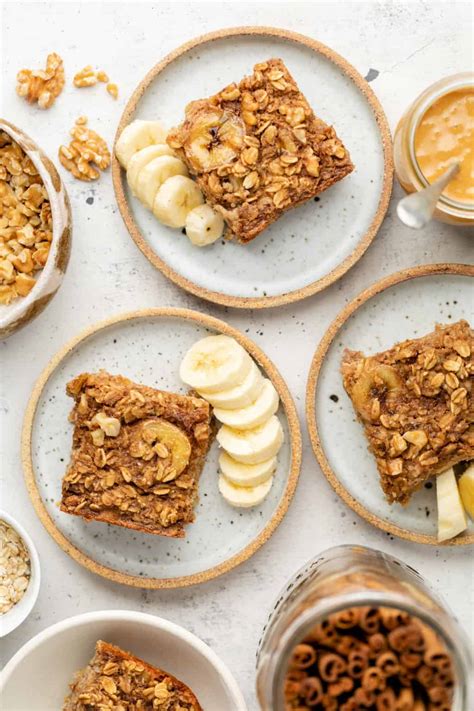 Banana Bread Baked Oatmeal - Erin Lives Whole