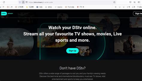 DStv Code Enter 的图像结果