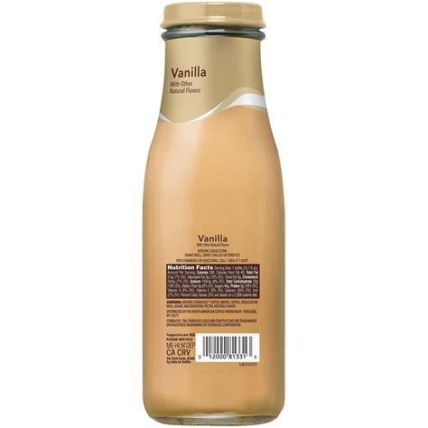 Buy Starbucks Frappuccino Vanilla Iced Coffee, 13.7 oz Bottle Online at ...