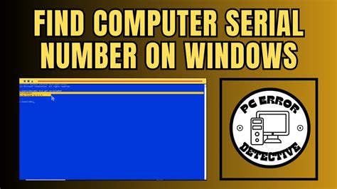 Image result for Find Computer Serial Number